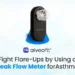 Using a peak flow meter for asthma